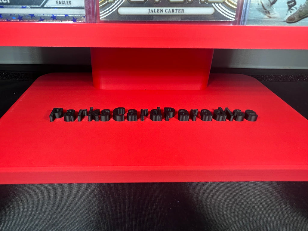 Three Tier Sports Card Display