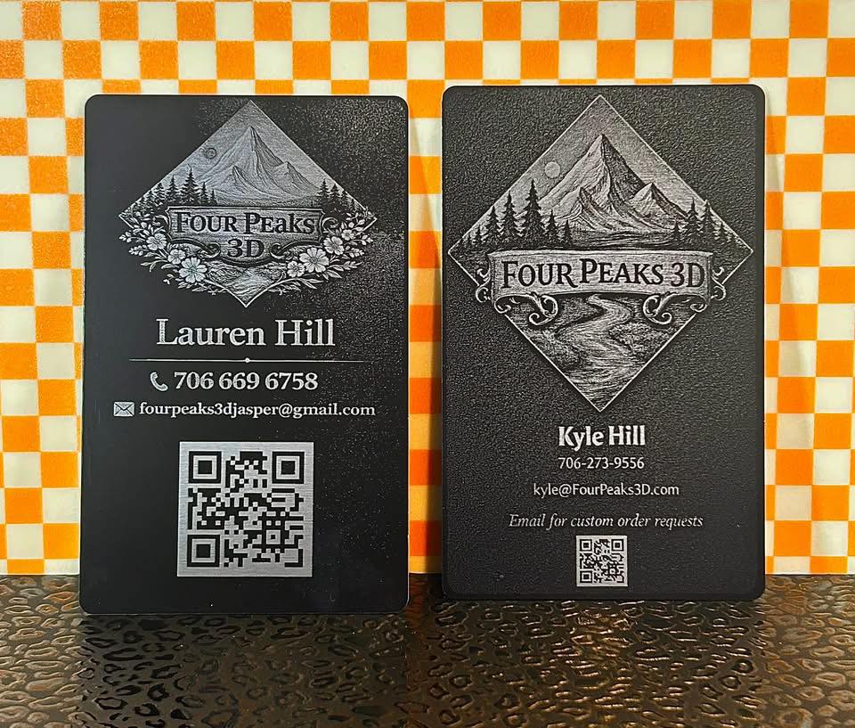 Custom Metal Engraved Business Cards